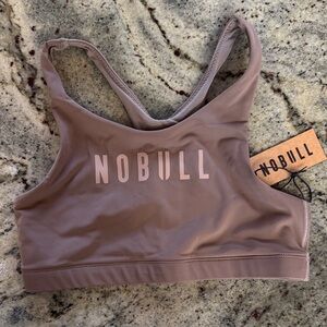 Nobull Women's Taupe Swim Top Small